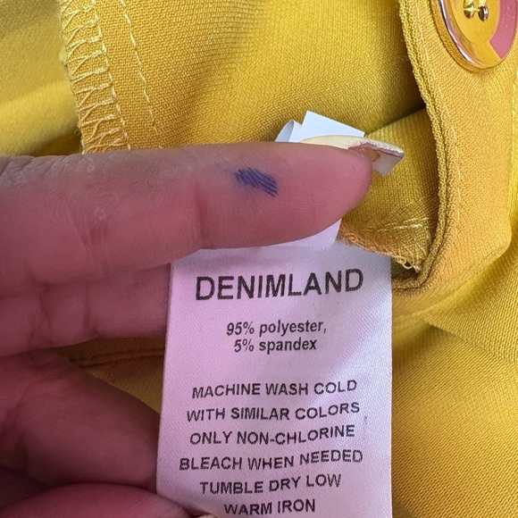 NWT Vibrant Yellow Jogger Pants - Picture 9 of 10